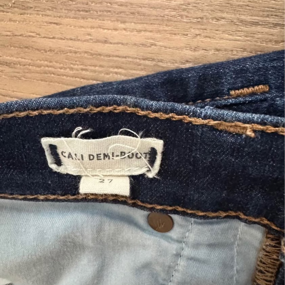Madewell Cali Denim Boot Cut Cropped Jeans - Picture 3 of 3
